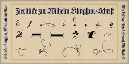 Wilhelm Klingspor Schrift Police Poster 14