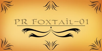 PR Foxtail 01 Font Poster 1