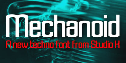 Mechanoid Font Poster 1