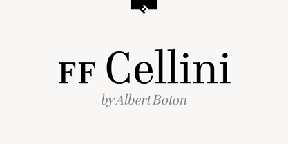 FF Cellini Font Poster 1