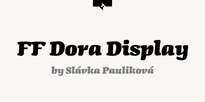 FF Dora Display Fuente Póster 1