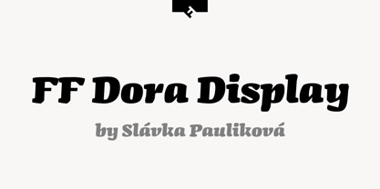 FF Dora Display Font Poster 1