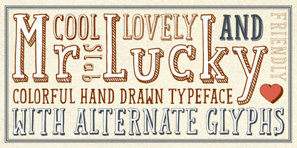 Mr Lucky Font Poster 2