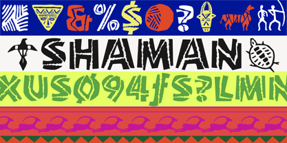 Shaman Font Poster 1