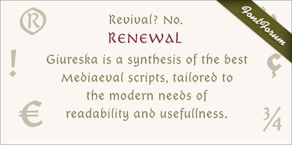 Giureska Font Poster 6