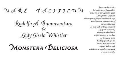 Beorcana Std Font Poster 2