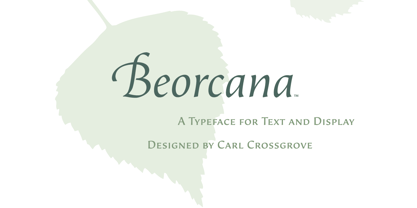 Beorcana Pro Font Poster 1