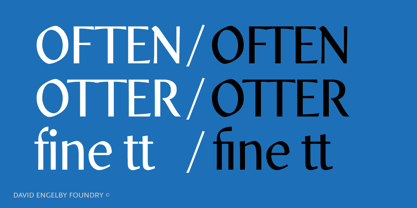 OnO Display Pro Font Poster 3