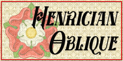 Henrician Font Poster 8