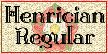 Henrician Font Poster 2