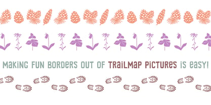 Trailmap Font Poster 5