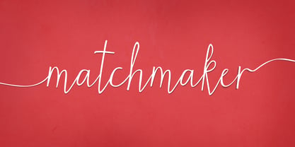 Matchmaker Font Poster 1