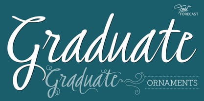 Graduate Font Poster 1