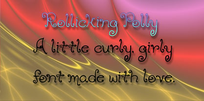 Rollicking Polly Font Poster 1
