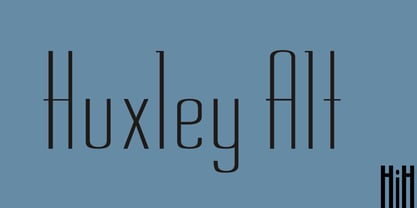 Huxley Alt Font Poster 1