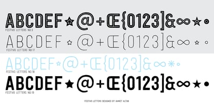 Festivo Letters Font Poster 7