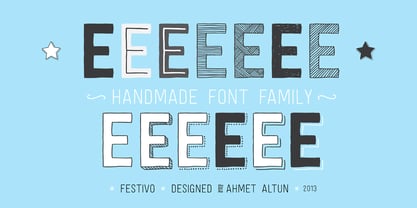 Festivo Letters Font Poster 1