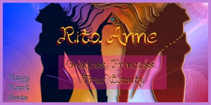 Rita Anne Font Poster 1