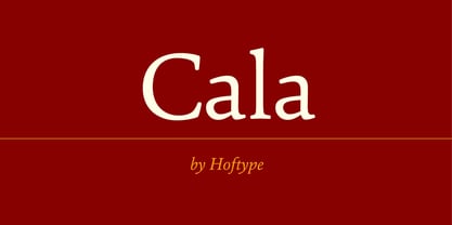 Cala Font Poster 1