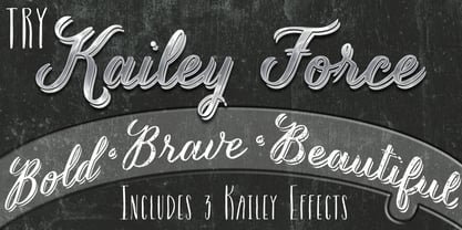 Kailey Force Font Poster 1