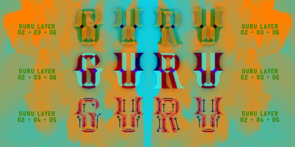 NT Guru Font Poster 8