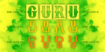 NT Guru Font Poster 9