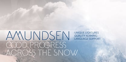 Amundsen Font Poster 2