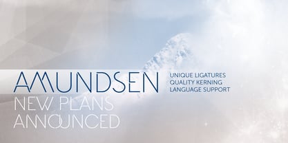 Amundsen Font Poster 4