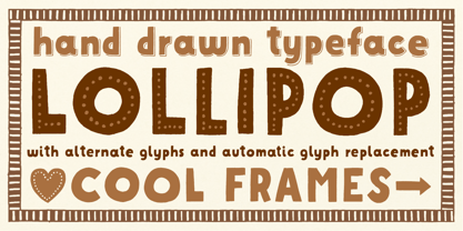 Mrs Lollipop Font Poster 2