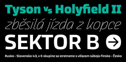 Akceler Font Poster 11