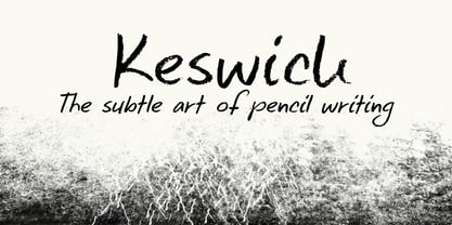 Keswick Font Poster 1