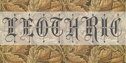 Leothric Font Poster 2