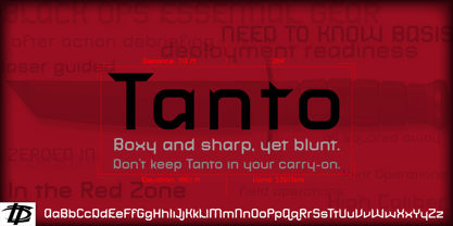 Tanto Font Poster 1