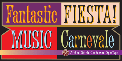 Arched Gothic Condensed SG Font Poster 3
