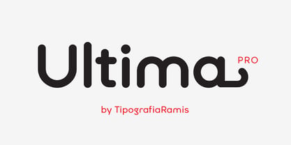 Ultima Pro Font Poster 1