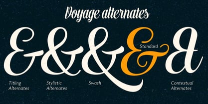 Voyage Font Poster 6