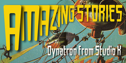 Dynatron Font Poster 1