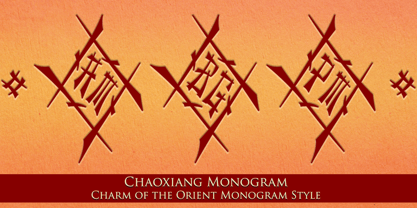 MFC Chaoxiang Monogram Font Poster 5