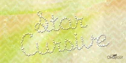 Star Cursive Font Poster 1