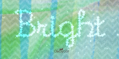 Star Cursive Font Poster 3