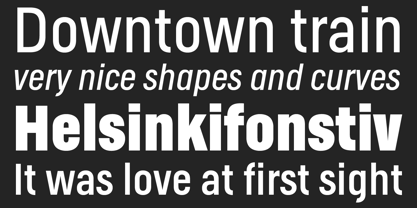 Helsinki Font Poster 2