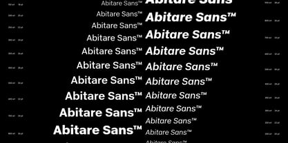 Abitare Sans Font Poster 3