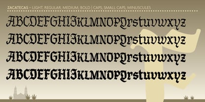 Oro y Plata Font Poster 3
