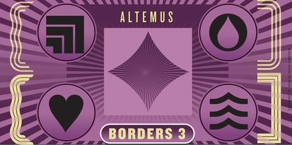 Altemus Borders Font Poster 7