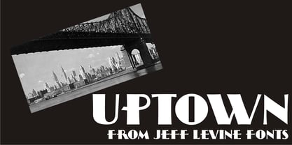 Uptown JNL Font Poster 1
