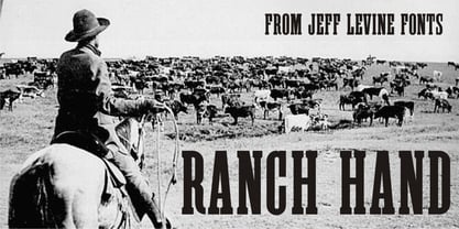 Ranch Hand JNL Font Poster 1