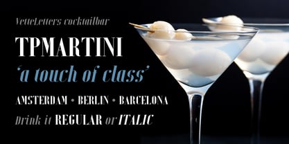VLNL Tp Martini Font Poster 4