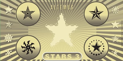 Altemus Stars Font Poster 5