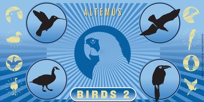 Altemus Birds Fuente Póster 3