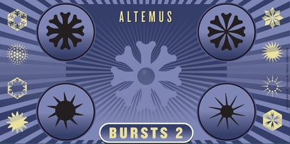 Altemus Bursts Font Poster 3
